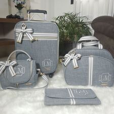 Kit Bolsas de Maternidade Cinza no Cambuci