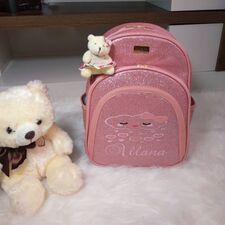 Mochila Rosa Impermeável em Marília