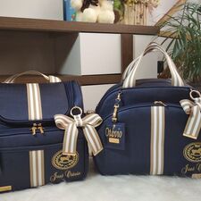 Kit Bolsa e Mochila com o Nome do Bebê em Parada Inglesa
