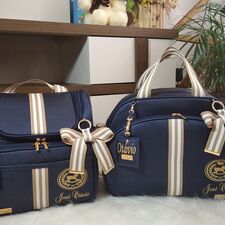 Kit Bolsa e Mochila com o Nome do Bebê no Brasil para Zurique, Suíça