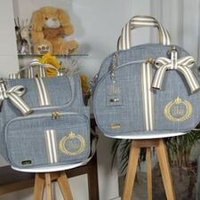 Mochila e Bolsa Maternidade no Parque dos Pássaros